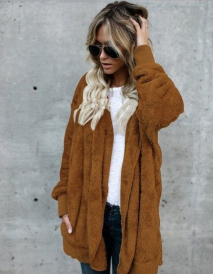 Plush Faux Fur Winter Coat