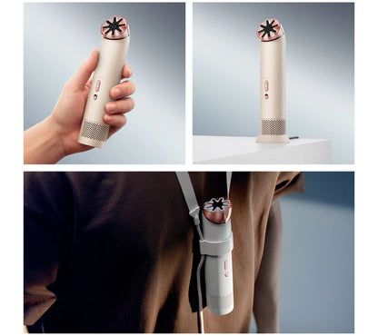 Dyson Hushjet Mini Cool Handheld Portable Fan W/ Accessories