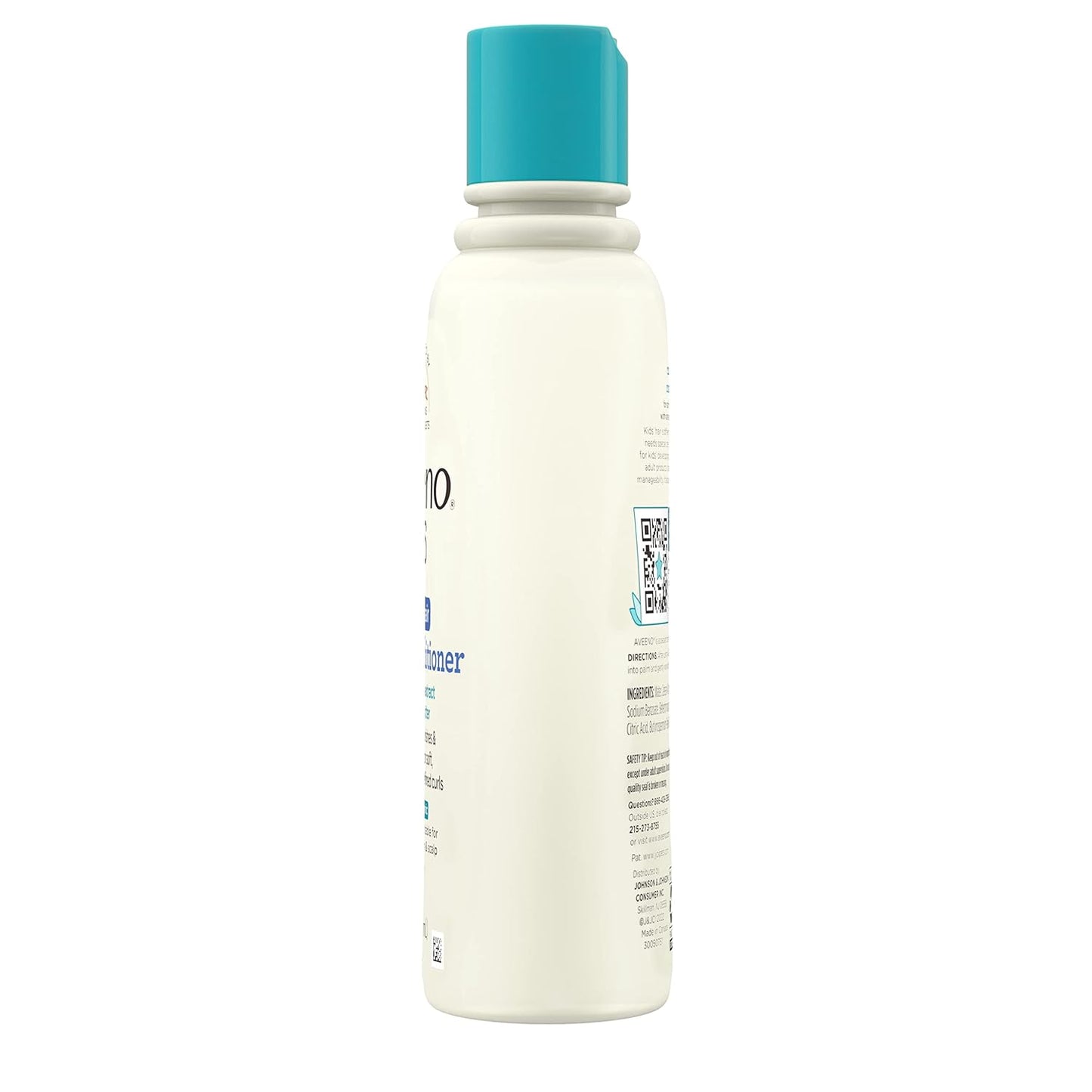Aveeno Kids Curly Hair Conditioner, Hydrating Conditioner, Kids Curly Hair Products, Oat Extract & Shea Butter, Gentle Scent, 12 Fl. Oz (Pack of 1)