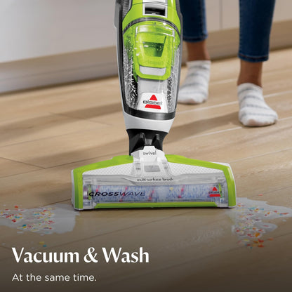 Bissell Crosswave Turbo All-in-One Wet and Dry Vacuum Mop for Hard Floors and Area Rugs, Model 3888A