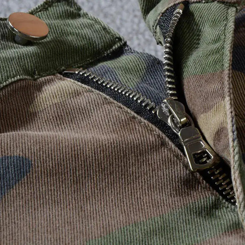 Amiri Patchwork Camouflage Slim Fit Jeans - New Era Fashion LLc