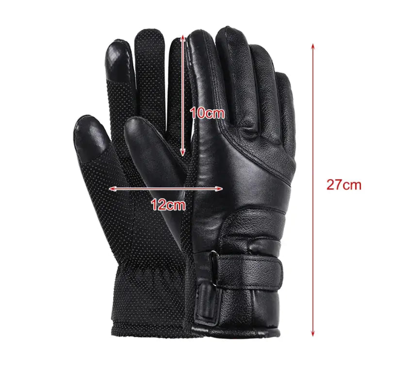 Electric USB Heated Gloves Winter Warming Thermal Ski Snow Hand Warm Windproof Zendrop