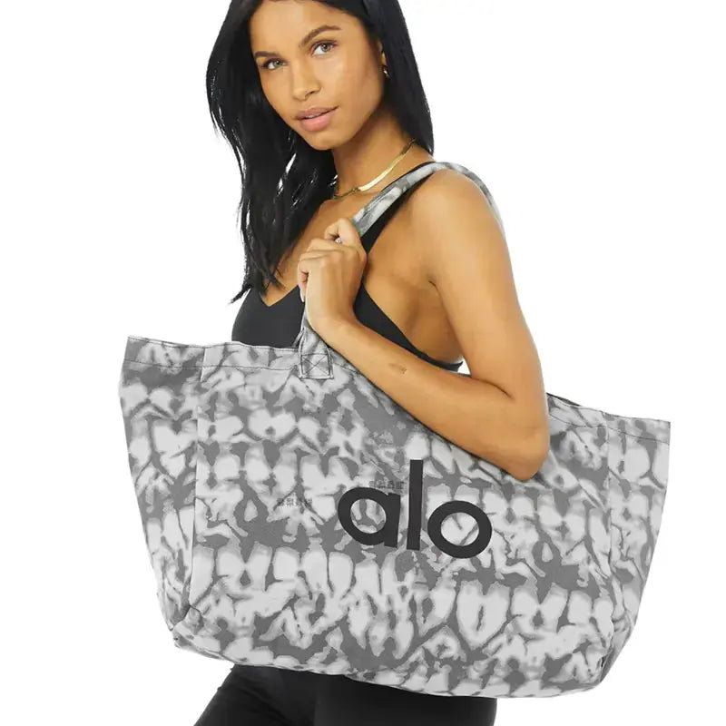 Alo Yoga Canvas Shoulder Bag for Gym and Shopping Zendrop