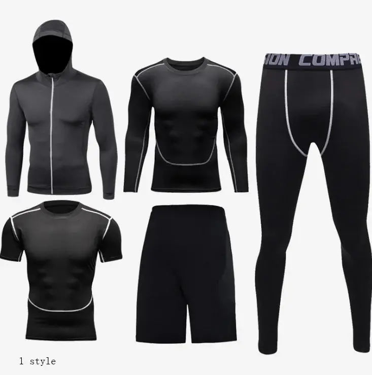 Men's Fitness Outfit Set for Gym and Running Zendrop