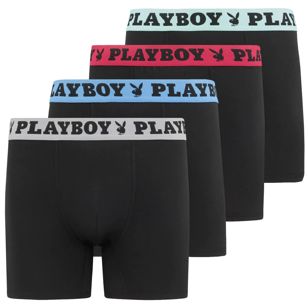 Playboy Mens Underwear 4 Pack Boxers for Men Gifts for Men Boxer Briefs Zendrop
