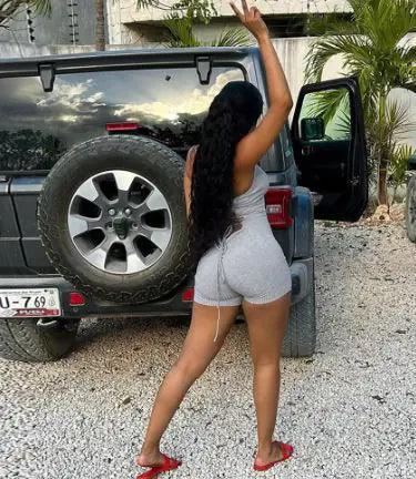 Women's Halter Backless Jumpsuit