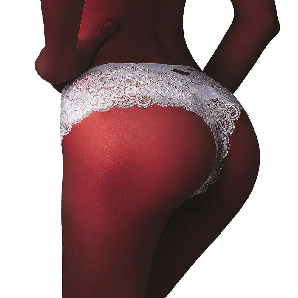 4 Pack Women Sexy Lace Underwear Lingerie Panties G-String Brief Thong Plus Size - New Era Fashion LLc