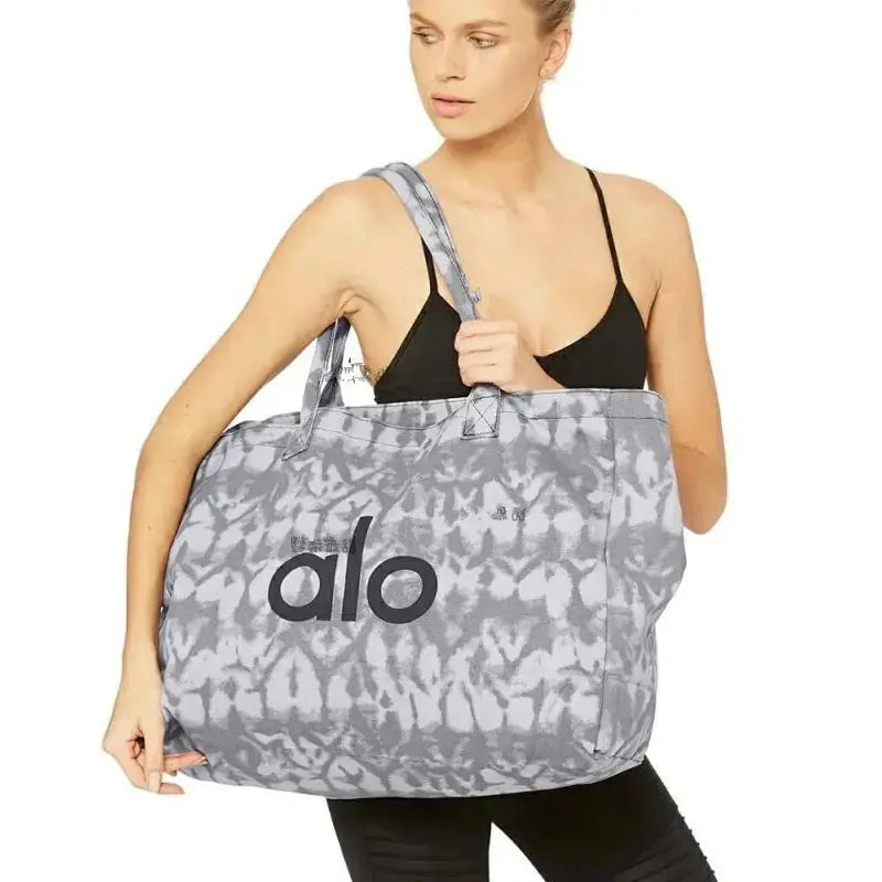 Alo Yoga Canvas Shoulder Bag for Gym and Shopping Zendrop