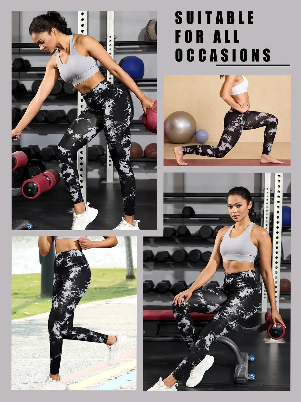 Super Soft High Waisted Tie Dye Leggings for Women Yoga Running Gym No See Through Workout Athletic Tights Push Up Gym Fitness Dropshipman