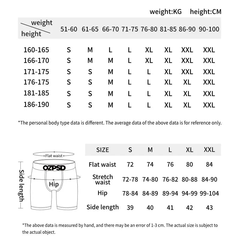 ETHIKA 6Pcs Men Underwear Boxers Breathable Man Swimming Underpants Plus Size Print Mens Panties Trunks Sexy Men's Boxershorts Dropshipman