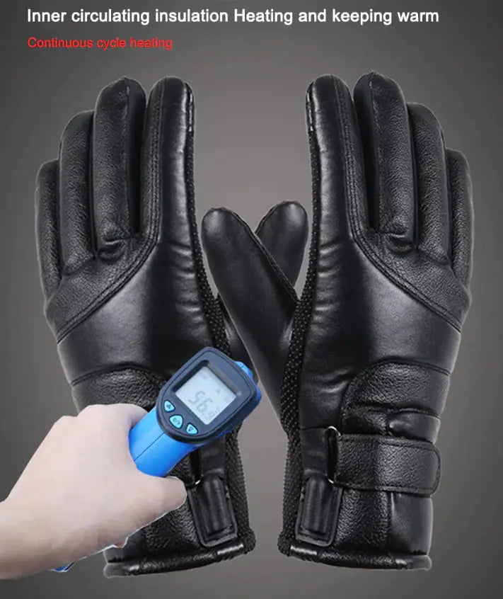 Electric USB Heated Gloves Winter Warming Thermal Ski Snow Hand Warm Windproof Zendrop
