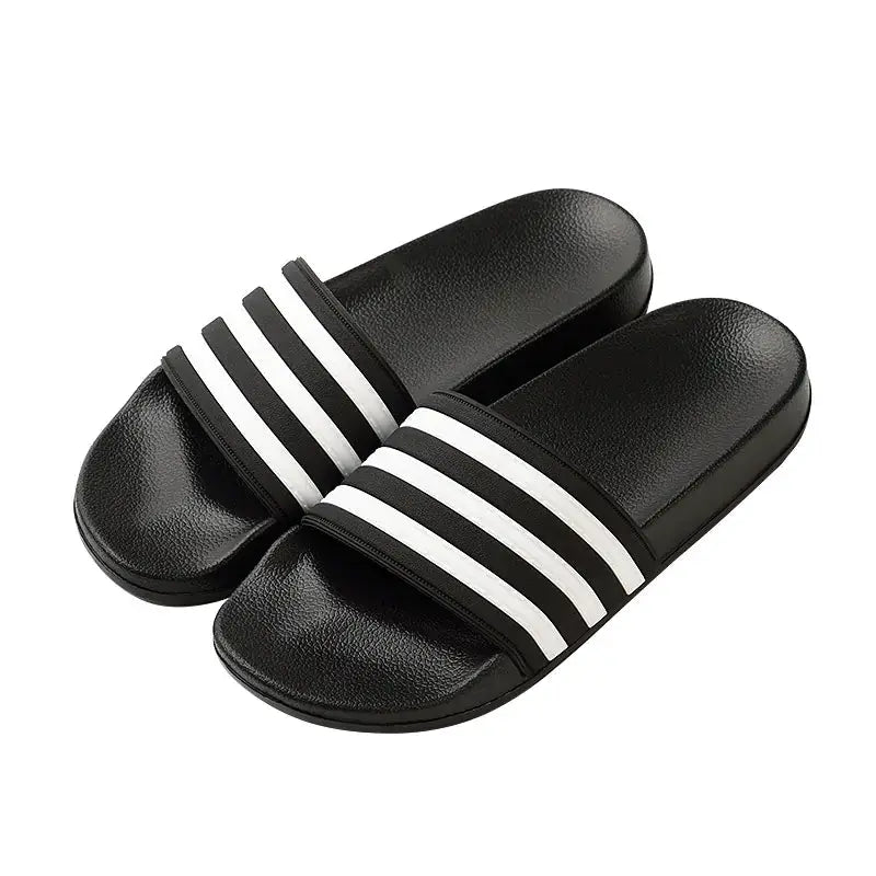 Striped Home Slippers Zendrop