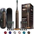 Wagner Stern IntelliBrush Series Whitening Electric Toothbrush with Pressure Sensor. Offers 4 Brushing Modes 3 intensities 8 Soft Brush Heads and a Luxury Travel case. Zendrop