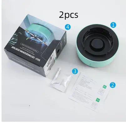 Smoke Removal Air Purification Ashtray Anion Purification Practical Automatic Purifier Ashtray Portable Gadgets For Car Ashtray Cjdropshipping