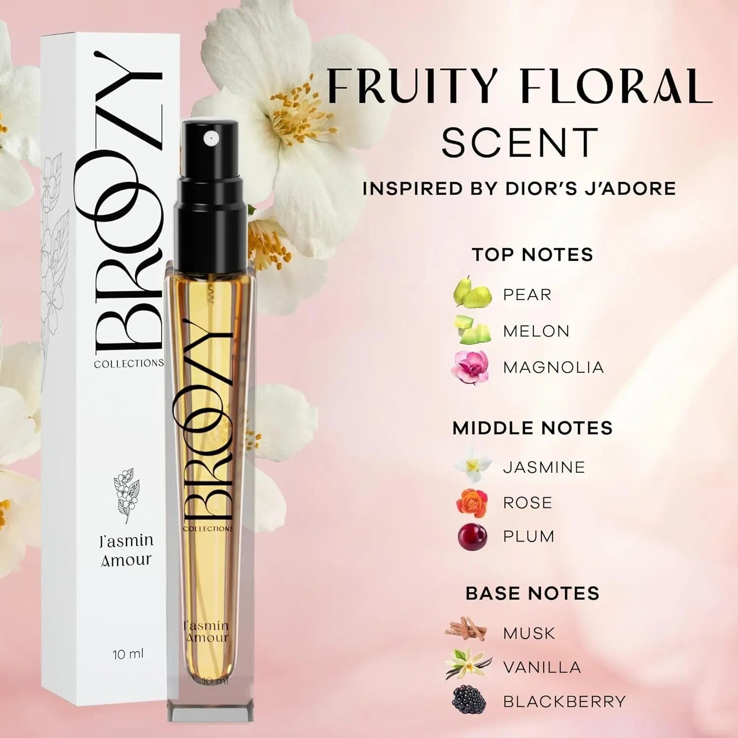 Women'S Perfume Set: Jimmy Choo Blossom (60Ml) + 2 Travel Perfume