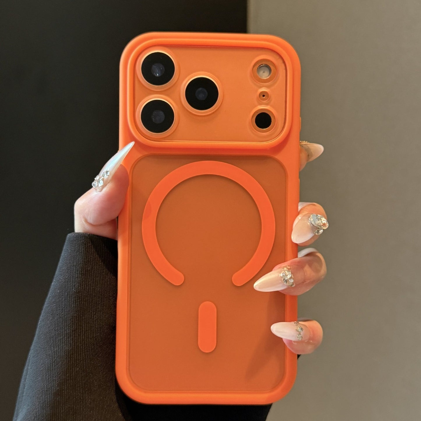 Magnetic Shockproof Semi-Transparent Phone Case