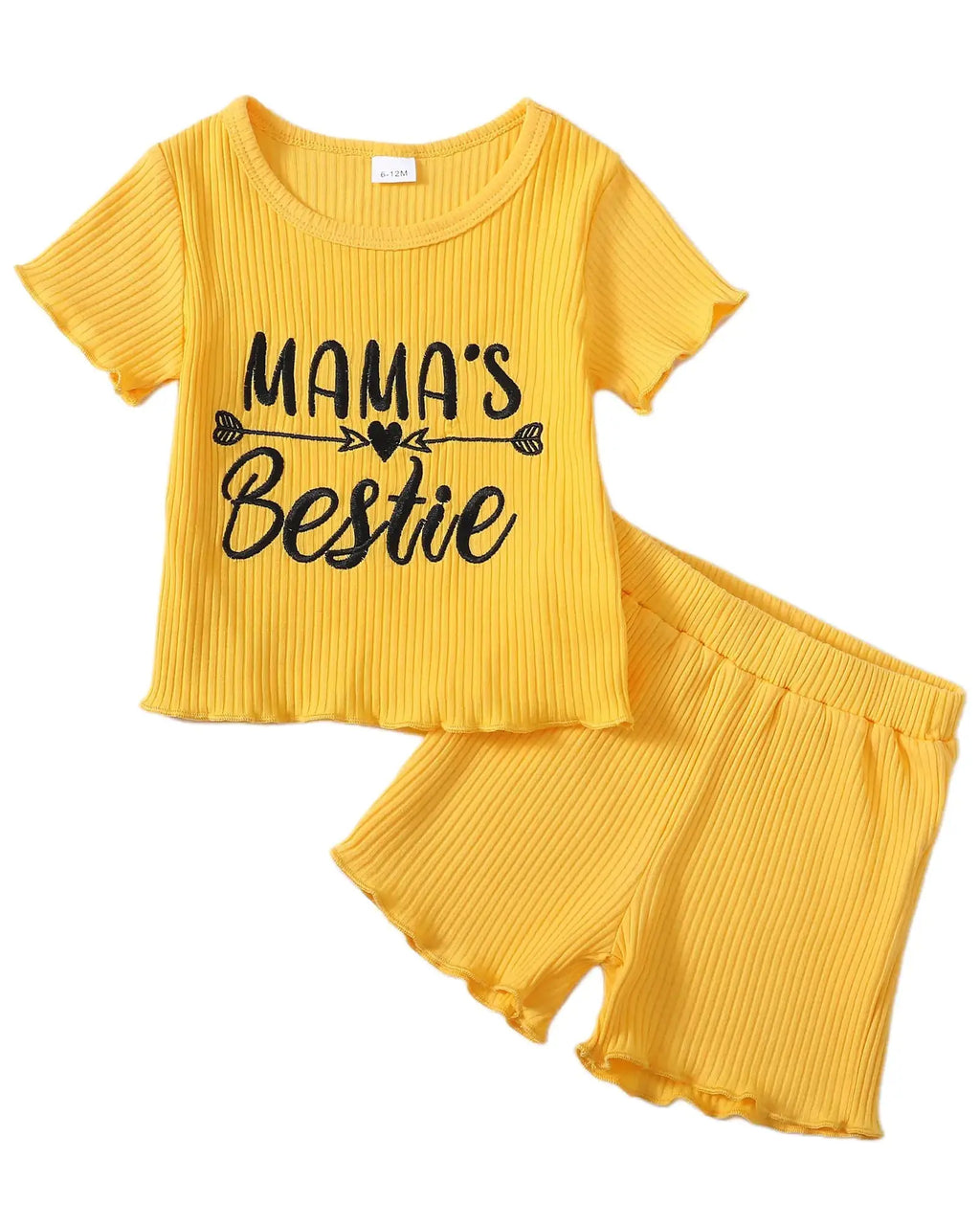 Mioglrie Toddler Girl Clothes Tops Short Set Comfy Outfits Baby Girls Clothing Summer 12-18 Month Girl Clothes Zendrop