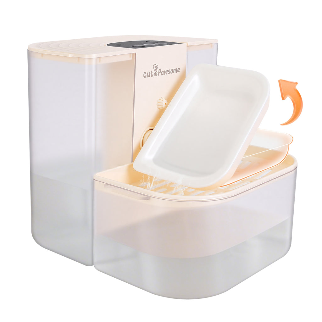 1Pc Smart Pet Water Fountain Automatic Cat Water Dispenser 4.5L Cordless Rechargeable Dog Water Fountain Self-Refill With 3 Adjustable Volume 3 Time Intervals Remote Control Cleaning Brush