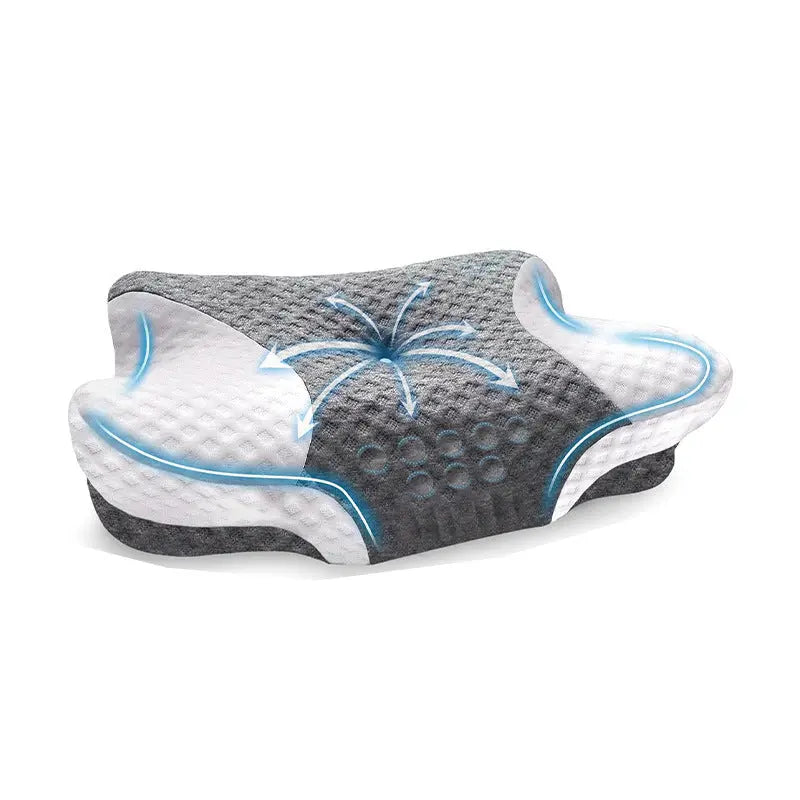 Breathable Cervical Pillow - Ergonomic Neck Support Pillow for Cervical Spine Relief and Strain Reduction Cjdropshipping