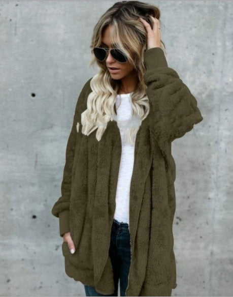 Plush Faux Fur Winter Coat