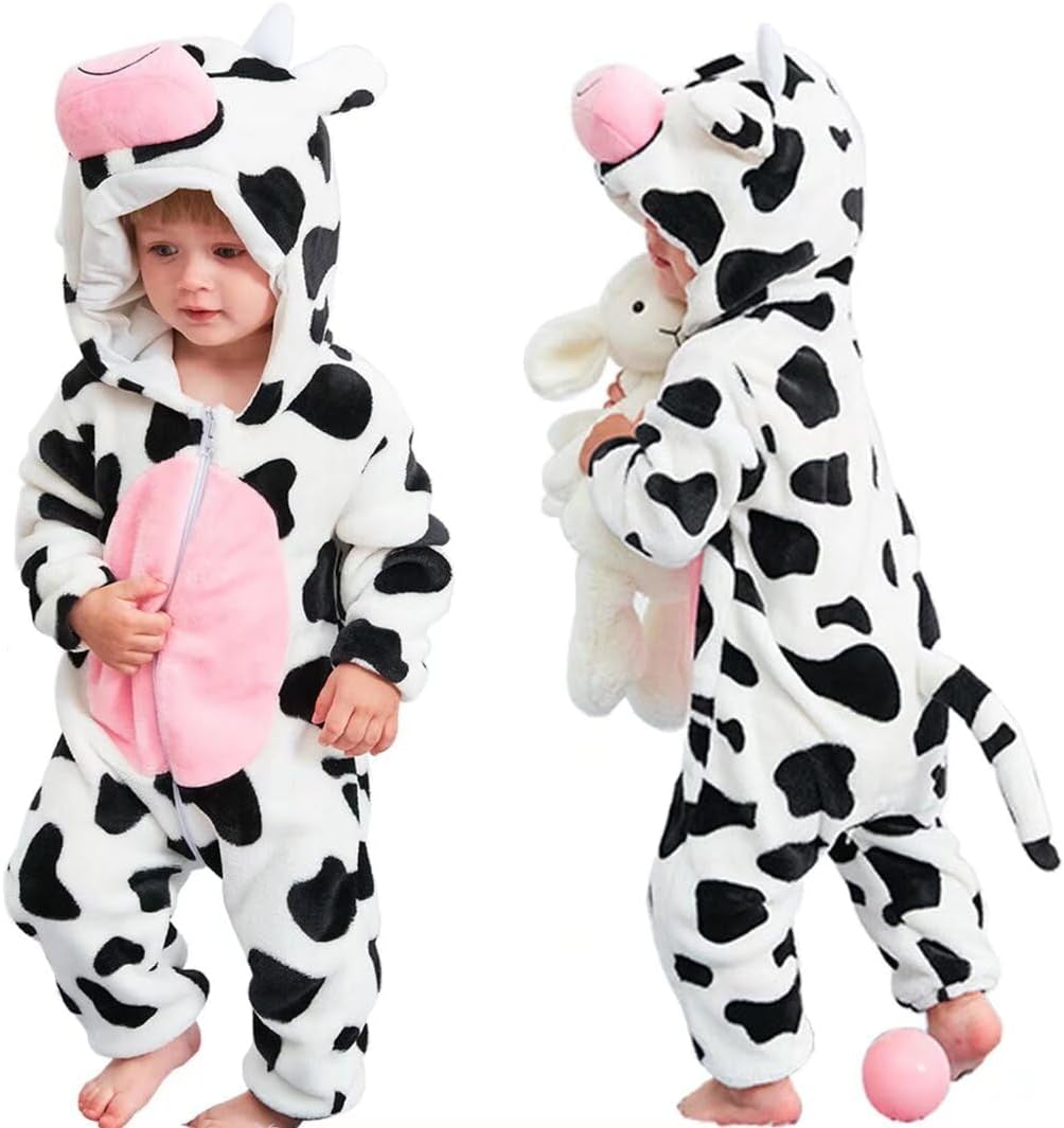 Toddler Halloween Dinosaur Costume - Infant Cosplay Romper for Ages 1-60 Months
