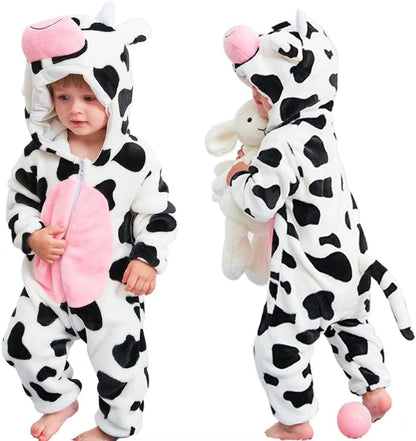 Toddler Halloween Dinosaur Costume - Infant Cosplay Romper for Ages 1-60 Months