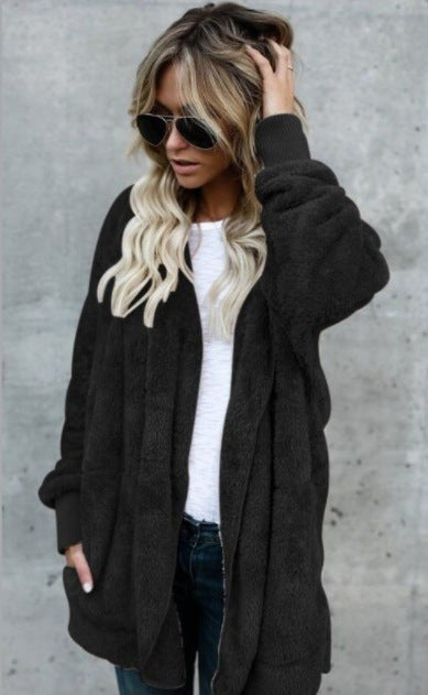 Plush Faux Fur Winter Coat