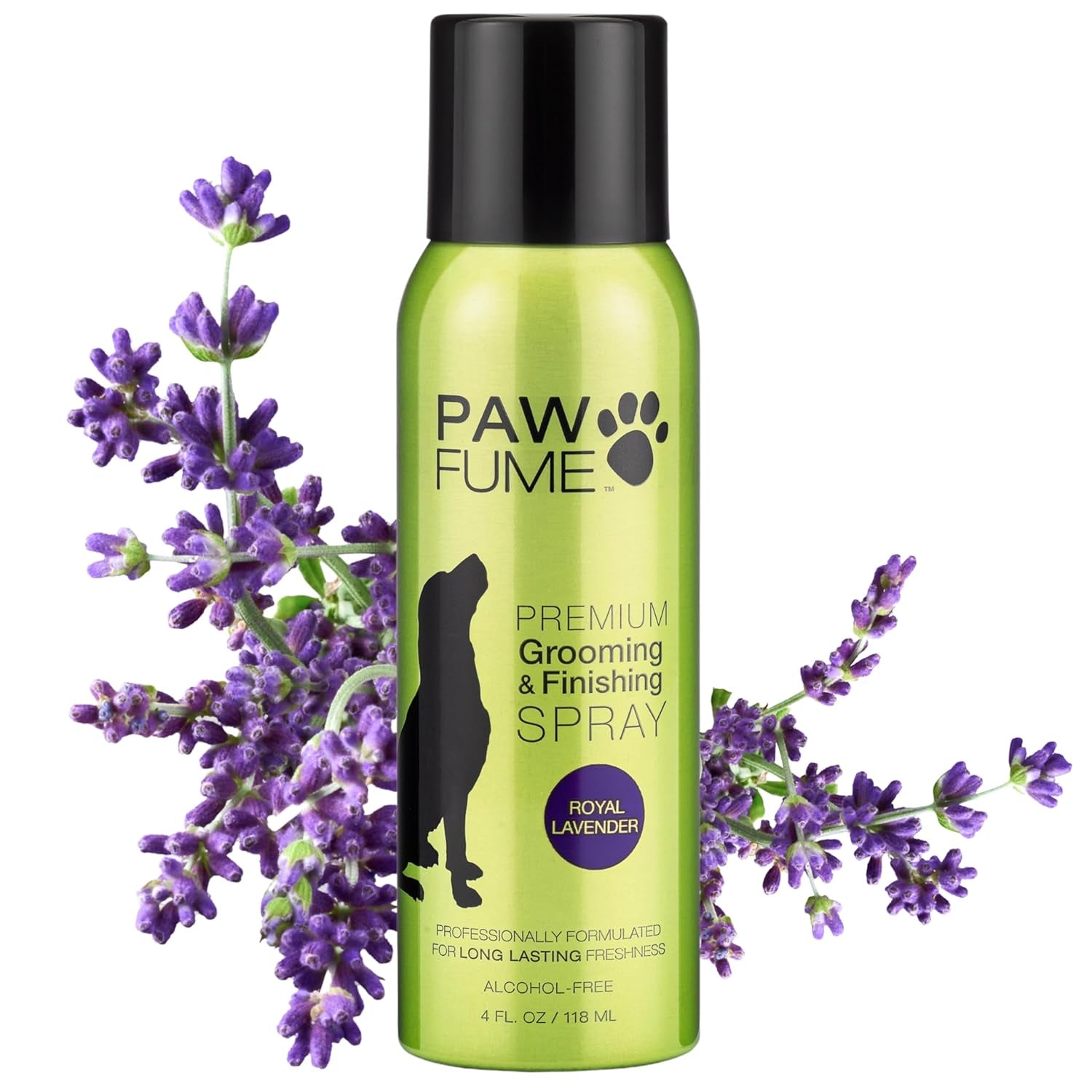 PAWFUME Royal Lavender Dog Detangler Grooming Spray, 1-Pack – Hypoallergenic, Alcohol-Free Formula for All-Day Freshness, Detangling and Moisturizing – Salon-Quality Coat and Fur Care Essentials