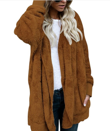 Plush Faux Fur Winter Coat