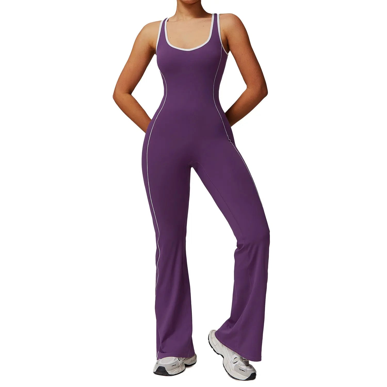 European And American Hollow Beauty Back Yoga Clothes Dance Sports Jumpsuit - New Era Fashion LLc