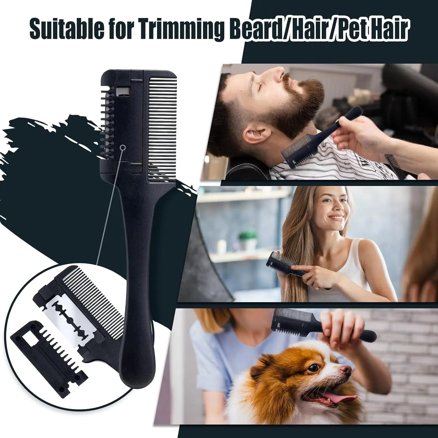 Valentine'S Day Beard Care Gifts Kit for Men, Beard Mustache Grooming Kit -Beard Balm, Beard Wash, Beard Oil, Brush, Scissors, Birthday Anniversary Daily Gifts for Husband/Boyfriend/Dad/Him