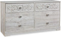 Paxberry Boho Dresser, Whitewash