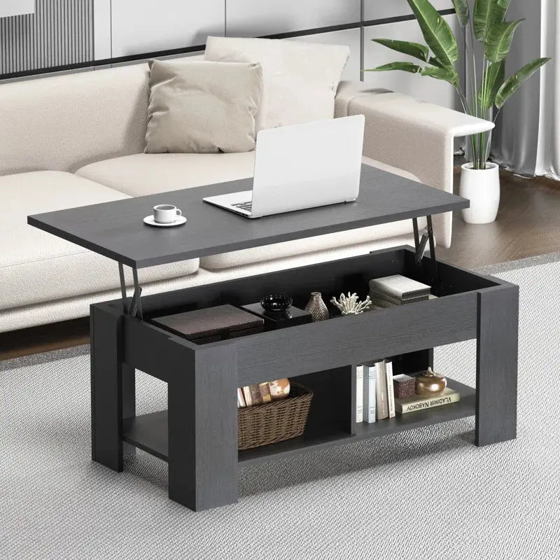 Sparta Lift Top Extendable Coffee Table with Storage