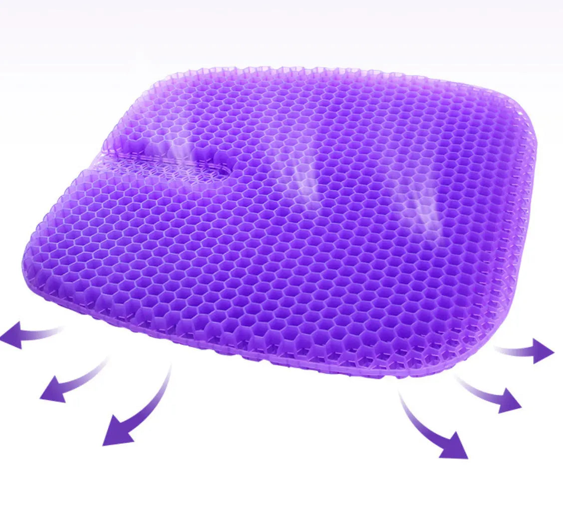 Gel Honeycomb Fully Breathable Egg-shaped Car And Office Seat Cushion Cjdropshipping