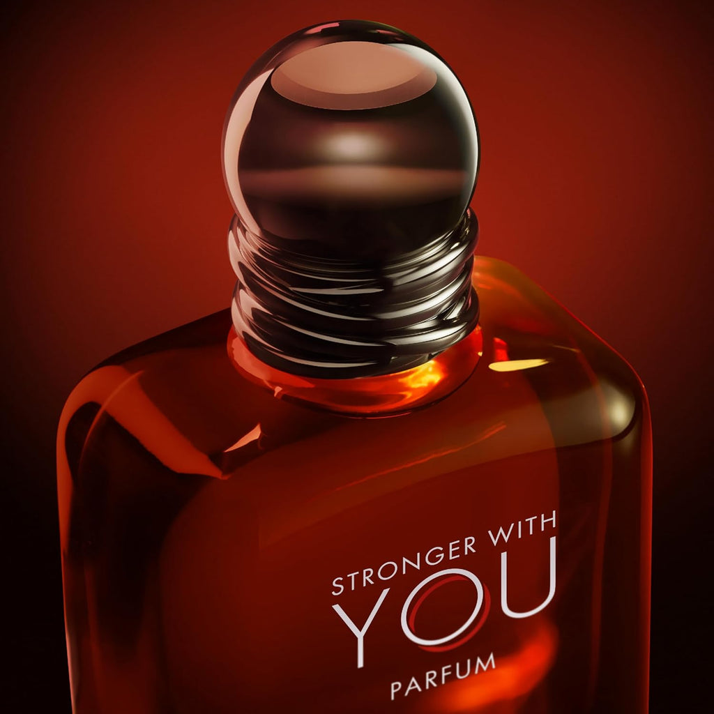 Armani Beauty - Stronger with You - Parfum - Cologne for Men - Woody & Ambery Fragrance - Rum, Bergamot, Lavendar, Cedarwood, and Vanilla Notes