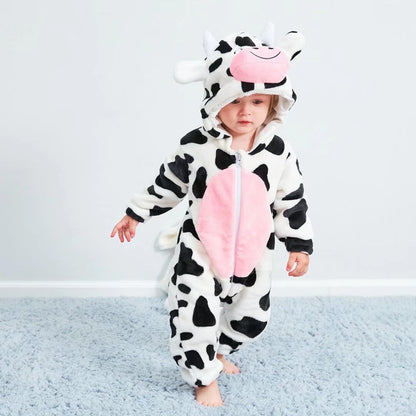 Toddler Halloween Dinosaur Costume - Infant Cosplay Romper for Ages 1-60 Months