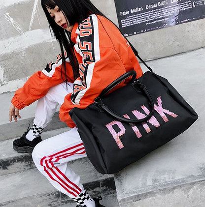 Fashionable Sequin Travel Bag, Large Capacity Gym Bag