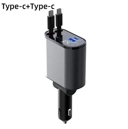 Quad USB Car Charger Hub