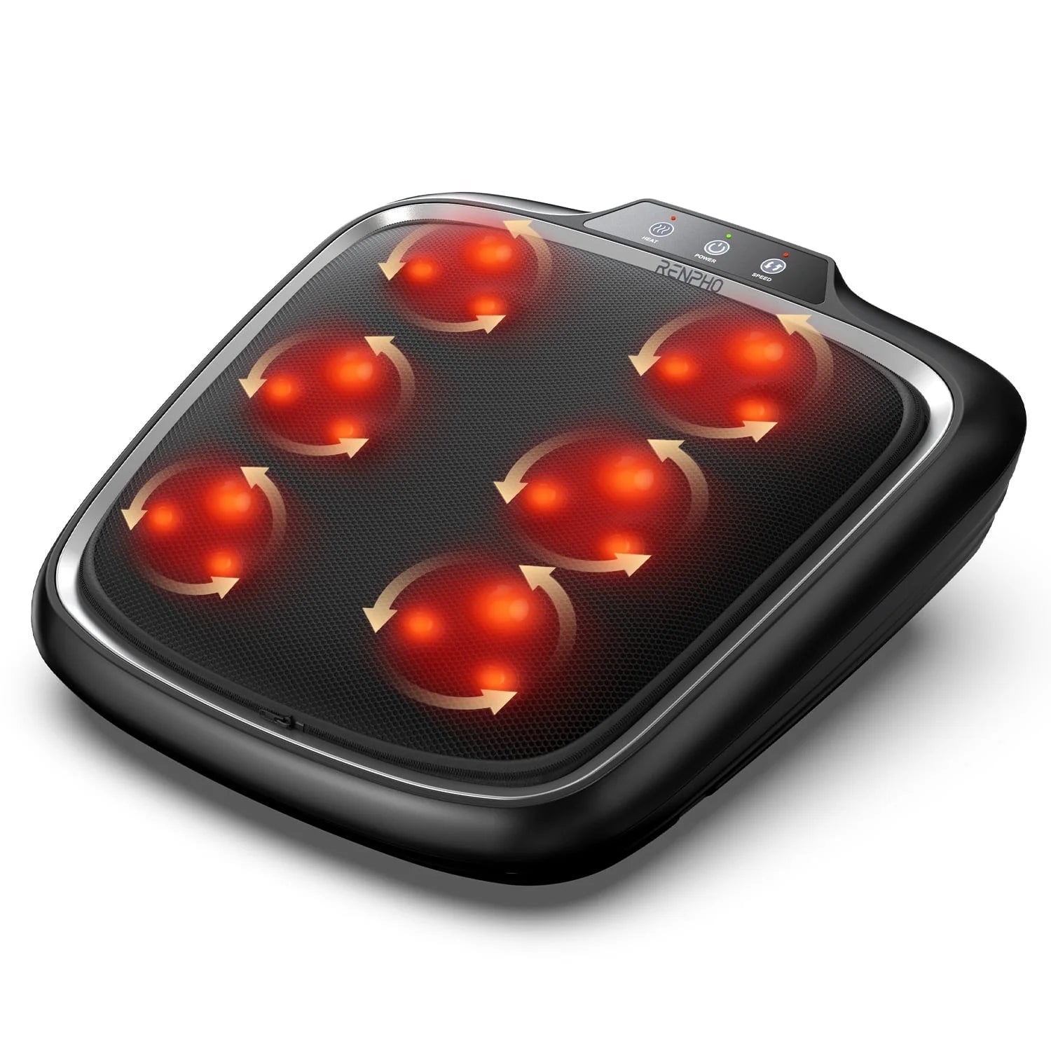 Foot Massager with Heat,Shiatsu Foot Massager for Circulation, Back Massager, Foot Warmer and Massager for Neuropathy Muscle Pain Relief Plantar Fasciitis, Valentines Day Gifts for Women Men