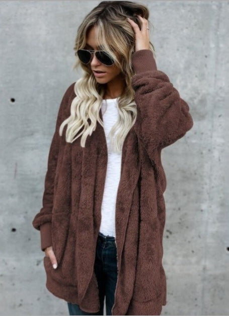 Plush Faux Fur Winter Coat