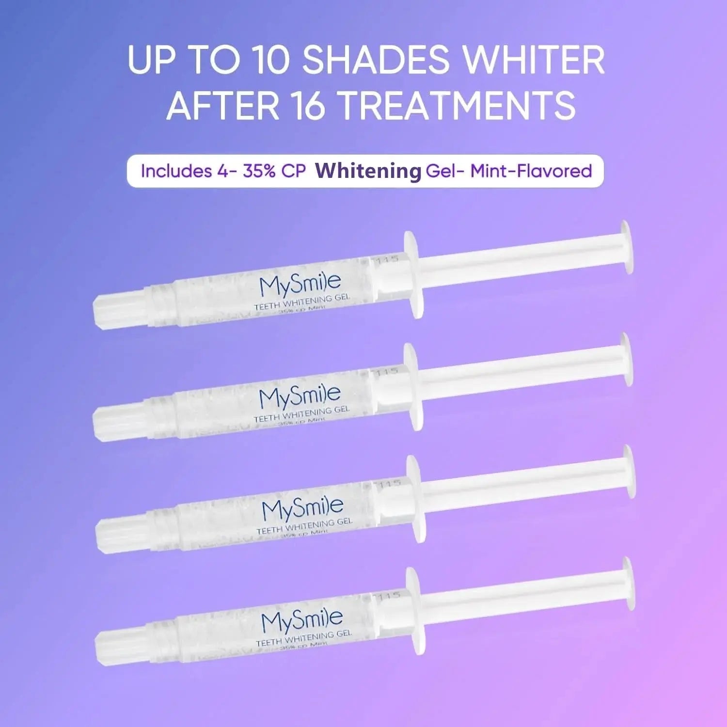 Ultimate Teeth Whitening Kit with 28 LED Light, 4X 3ML 35%CP Teeth Whitening Gel, 1X 4ML Teeth Whitening Pen, 10 Min, Remove 10 Years of Stains