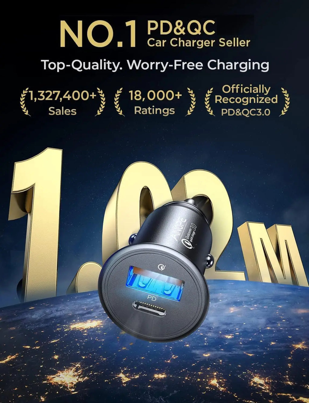 67.5W Car Charger USB C Fast Charge for Iphone 17 Pro Max, PD 45W USB C Car Charger Fast Charging【Mini & Metal】 Valentines Day Gifts Cigarette Lighter Adapter for Samsung Galaxy S26 Ultra/S25