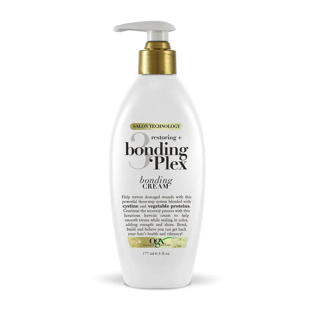 OGX Restoring + Bonding Plex Salon Technology Bonding Cream Leave-in Treatment 6 Ounce 177 fl oz. Zendrop