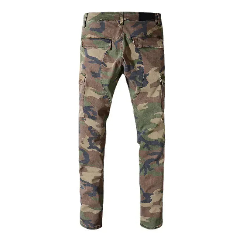 Amiri Patchwork Camouflage Slim Fit Jeans - New Era Fashion LLc