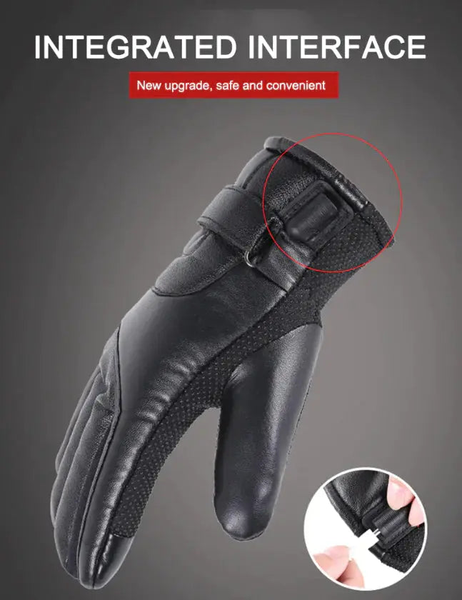 Electric USB Heated Gloves Winter Warming Thermal Ski Snow Hand Warm Windproof Zendrop