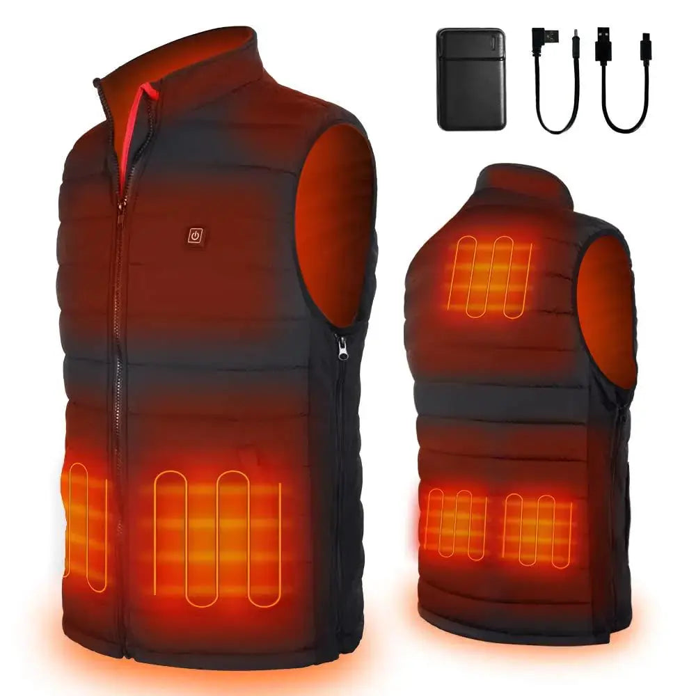 Hoson Heated Vest 9 Heating Zones Electric Lightweight Heated Vest For Men WomenSkating for Heated Jacket/Sweater Zendrop
