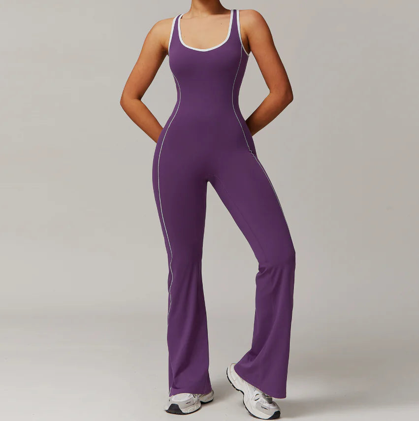 Hollow Back Yoga Jumpsuit