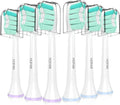 HOFAM 6 Pack Toothbrush Replacement Heads for Philips Sonicare Replacement Heads Electric Replacement Brush Head Compatible with Phillips Sonic Care Toothbrush Head C2 4100 5100 6100 Zendrop