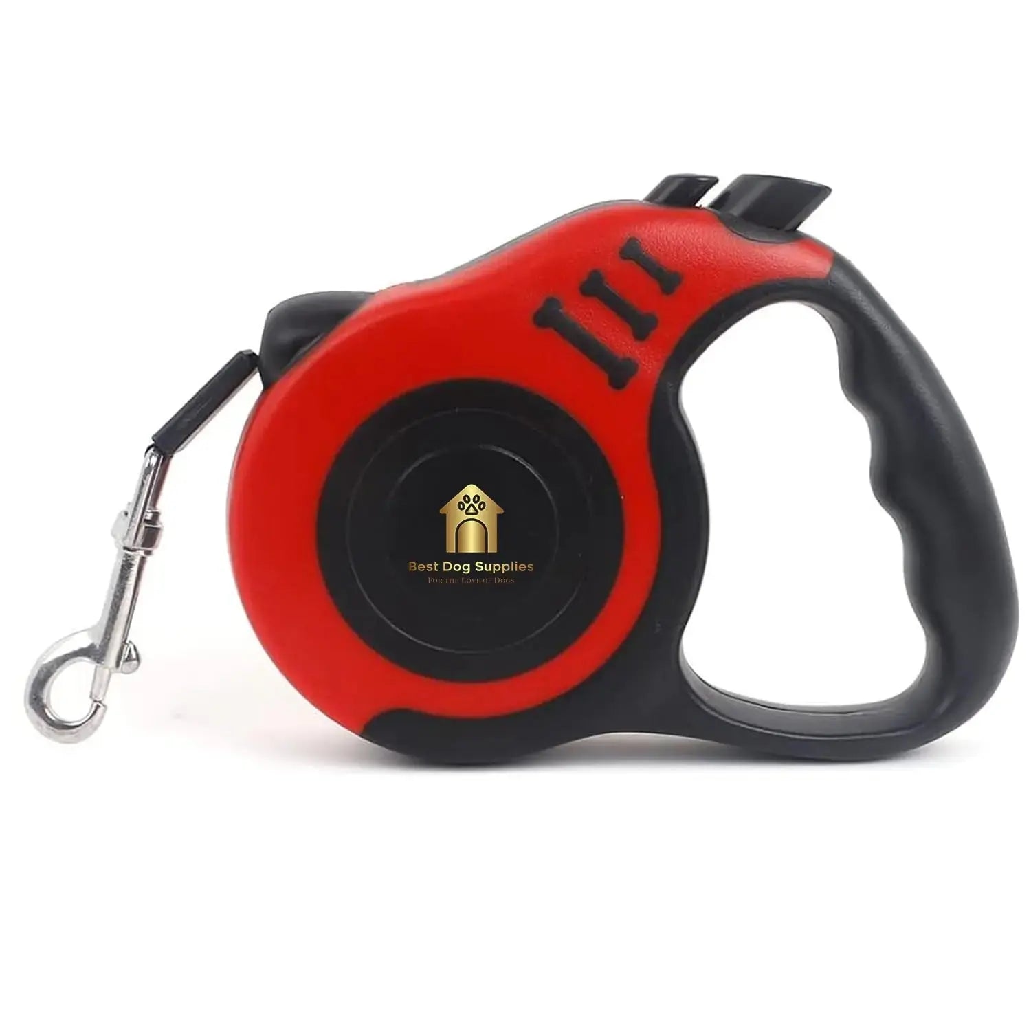 Best Dog Supplies Retractable Dog Leash - Automatic Telescopic Tractor Dog Tape Pet Tape 10/16 FT Durable and Convenient Leash Anti-Slip Handle Safe Walking with Pet - Suitable for All Dogs Red Zendrop