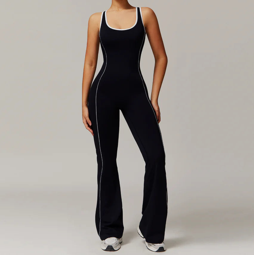 Hollow Back Yoga Jumpsuit